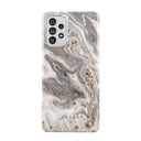 Snowstorm - Grey Marble Samsung Galaxy A72 4G / 5G Case