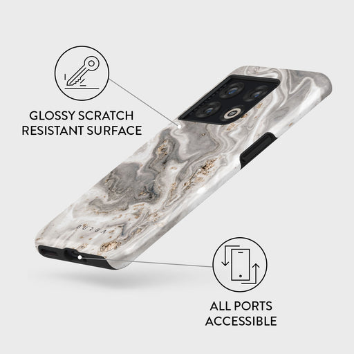 Snowstorm - Grey Marble OnePlus 10 Pro 5G Case 3