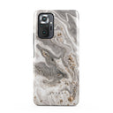 Snowstorm - Grey Marble Xiaomi Redmi Note 10 Pro Case 1