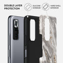 Snowstorm - Grey Marble Xiaomi Redmi Note 10 Pro Case 2