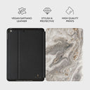 Snowstorm - Grey Marble iPad Mini 7.9 (5th Gen) Case 3