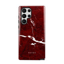 Iconic Red Ruby - Marble Samsung Galaxy S22 Ultra Case 5