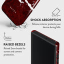 Iconic Red Ruby - Marble Samsung Galaxy S22 Ultra Case 8
