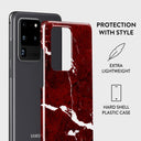 Iconic Red Ruby - Marble Samsung Galaxy S20 Ultra 4G / 5G Case 2