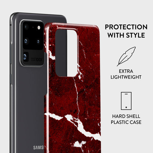 Iconic Red Ruby - Marble Samsung Galaxy S20 Ultra 4G / 5G Case 2