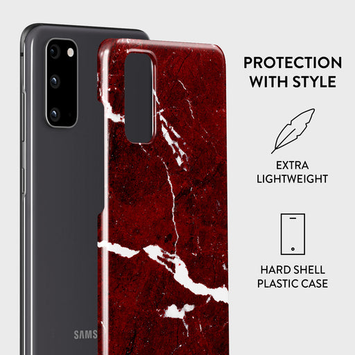 Iconic Red Ruby - Marble Samsung Galaxy S20 4G / 5G Case 2