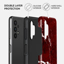Iconic Red Ruby - Marble Samsung Galaxy A32 5G Case 2