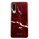 Iconic Red Ruby - Marble Huawei P30 Case