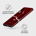 Iconic Red Ruby - Marble Huawei P30 Case 7