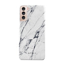 Satin White - Marble Samsung Galaxy S21 Plus Case 1