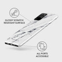 Satin White - Marble Samsung Galaxy S10 Lite Case 7