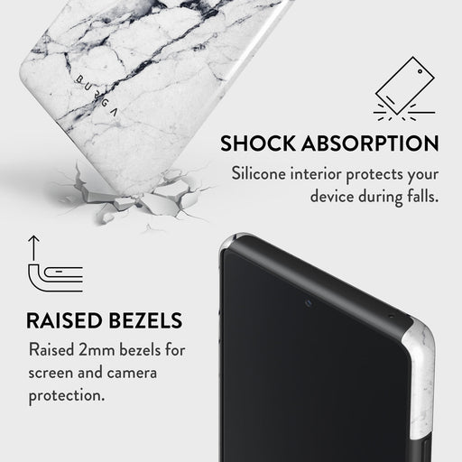 Satin White - Marble Samsung Galaxy S10 Lite Case 8