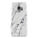 Satin White - Marble Samsung Galaxy S9 Case 1