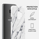 Satin White - Marble Samsung Galaxy S9 Case 2