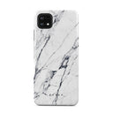 Satin White - Marble Samsung Galaxy A22 5G Case 1