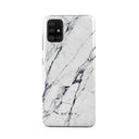 Satin White - Marble Samsung Galaxy A51 4G Case 5