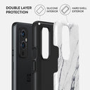 Satin White - Marble OnePlus 9 Case 2
