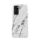 Satin White - Marble Huawei P40 Case