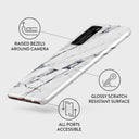 Satin White - Marble Huawei P40 Case 3
