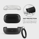 Satin White - Marble Samsung Galaxy Buds Pro Case 2