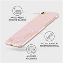 Peachy Gold - Pink Marble iPhone 7 / iPhone 8 Case 3