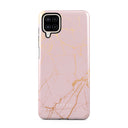 Peachy Gold - Pink Marble Samsung Galaxy A12 4G Case 5