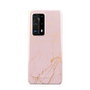 Peachy Gold - Pink Marble Huawei P40 Pro Plus Case 1