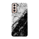 Fatal Contradiction - Black & White Marble Samsung Galaxy S21 Plus Case