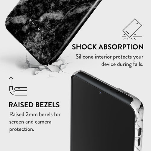 Fatal Contradiction - Black & White Marble Samsung Galaxy S21 Plus Case 8