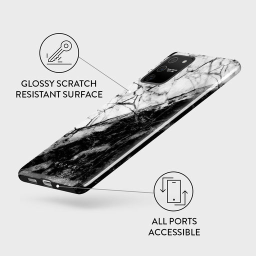 Fatal Contradiction - Black & White Marble Samsung Galaxy S10 Lite Case 7