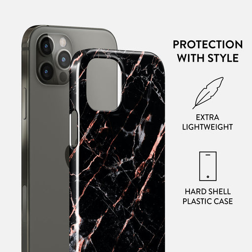 Rose Gold Marble - iPhone 12 Pro Max Case 2