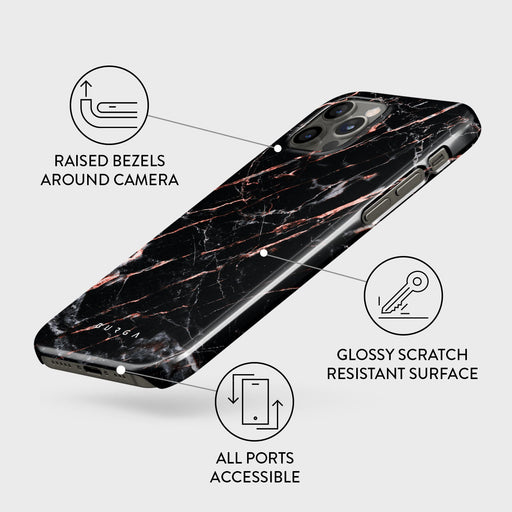 Rose Gold Marble - iPhone 12 Pro Max Case 3
