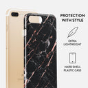 Rose Gold Marble - iPhone 7 Plus / 8 Plus Case 2