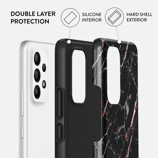 Rose Gold Marble - Samsung Galaxy A33 Case 2