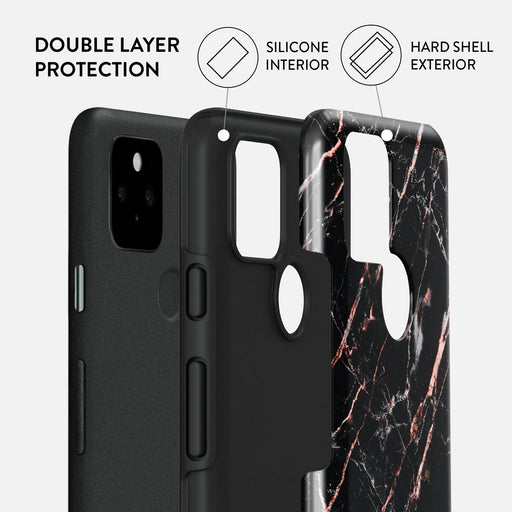 Rose Gold Marble - Google Pixel 5 Case 6