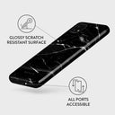 Noir Origin - Black Marble Samsung Galaxy A22 5G Case 3