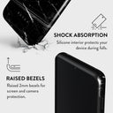 Noir Origin - Black Marble Samsung Galaxy A22 5G Case 4