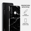 Noir Origin - Black Marble Huawei P30 Lite Case 2