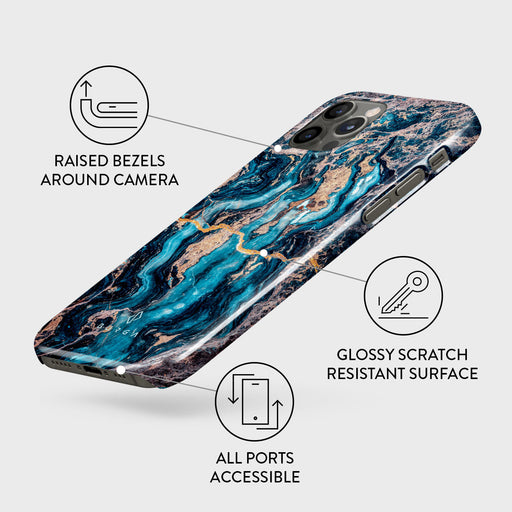 Mystic River - Blue Marble iPhone 12 Pro Max Case 3