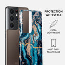 Mystic River - Blue Marble Samsung Galaxy S21 Ultra Case 2