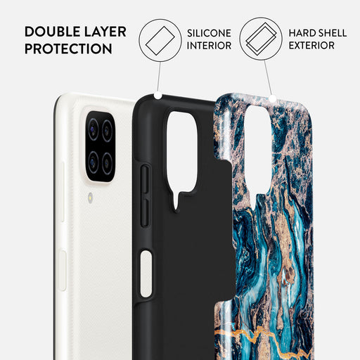 Mystic River - Blue Marble Samsung Galaxy A12 4G Case 6