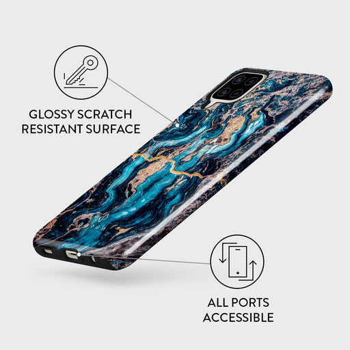 Mystic River - Blue Marble Samsung Galaxy A12 4G Case 7