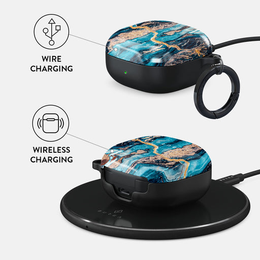 Mystic River - Blue Marble Samsung Galaxy Buds Pro Case 3