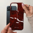 Iconic Red Ruby - Marble iPhone 13 Mini Case 11