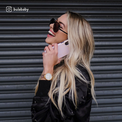 Peachy Gold - Pink Marble Samsung Galaxy A70 Case 6