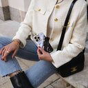 Fatal Contradiction - Black & White Marble Samsung Galaxy S21 Plus Case 9