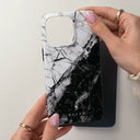 Fatal Contradiction - Black & White Marble Samsung Galaxy S22 Ultra Case 24