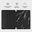 Noir Origin - Black Marble iPad 10.2 (9th/8th/7th Gen) Case 3