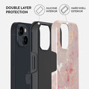 Golden Coral - Pink iPhone 13 Case 6