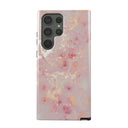 Golden Coral - Pink Samsung Galaxy S23 Ultra Case 5